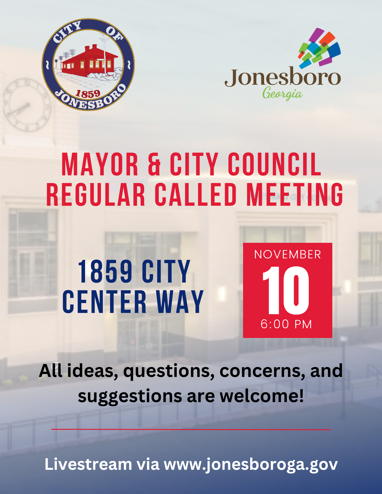 City of Jonesboro Mayor and City Council Regular Meeting
